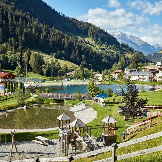 Ortsgebiet See Tirol im Sommer