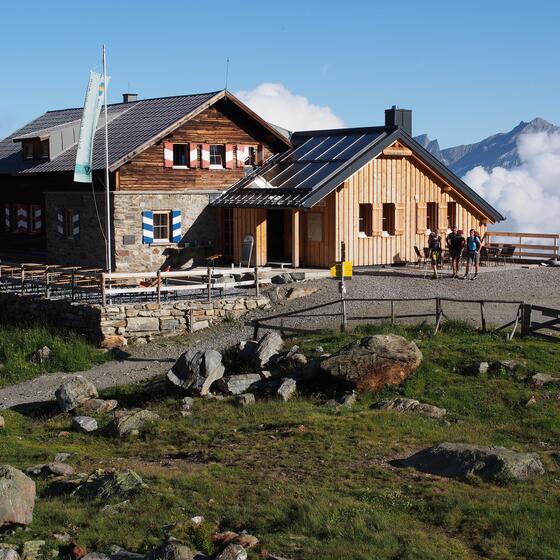 Paznaun Valley mountain hut summer