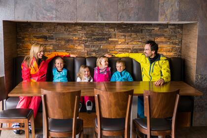 hut family ski holiday Tyrol