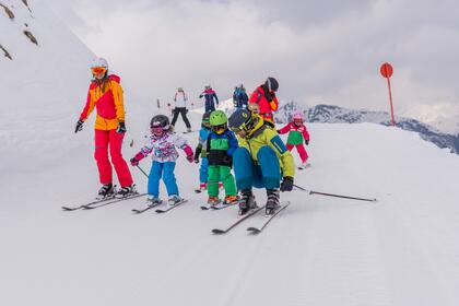 family skiing holiday Tyrol Paznaun Valley