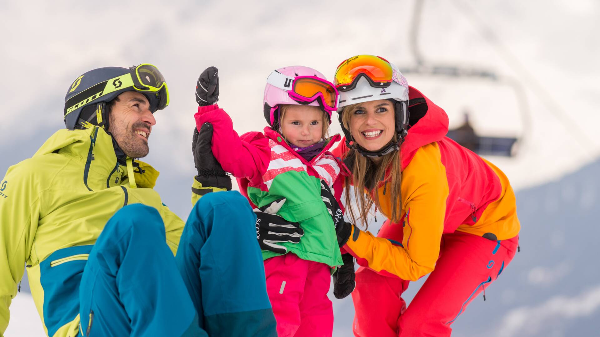 family skiing holiday Tyrol