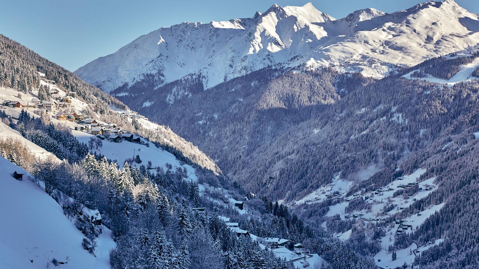 See in the Paznaun Valley winter